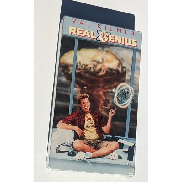Real Genius VHS 1991 Val Kilmer Brand New Factory Sealed 1985 - Picture 1 of 3